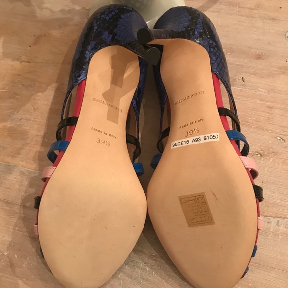 Pucci Multi Colored heals / sandals